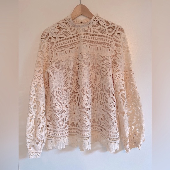 Beautiful Lace & Crochet Top - Picture 5 of 8